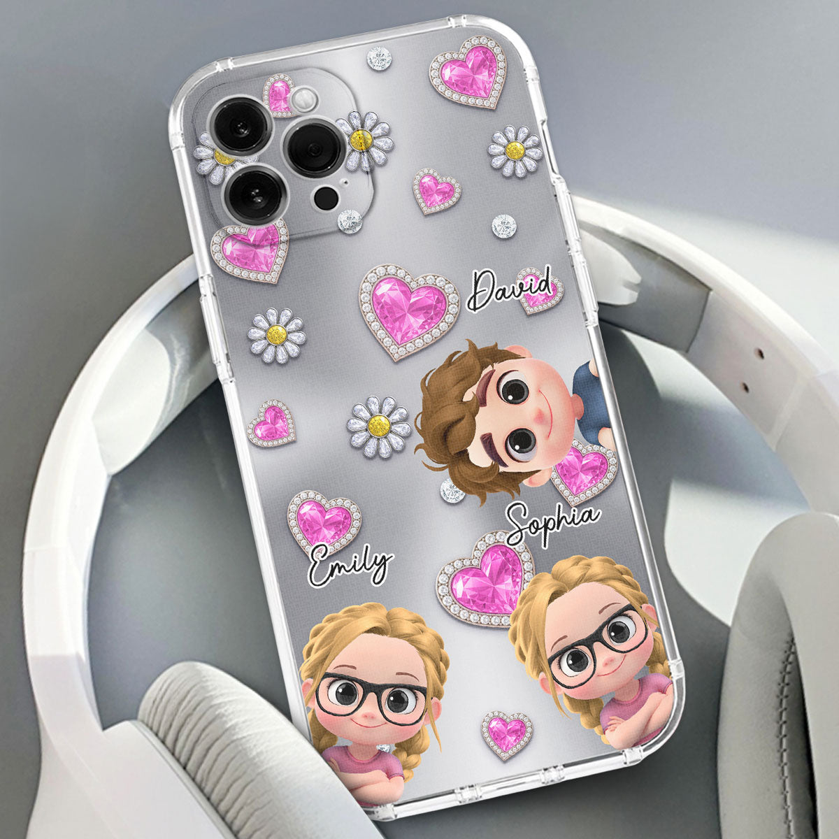 My Lovely Grandkids - Personalized 3D Effect Phone Case