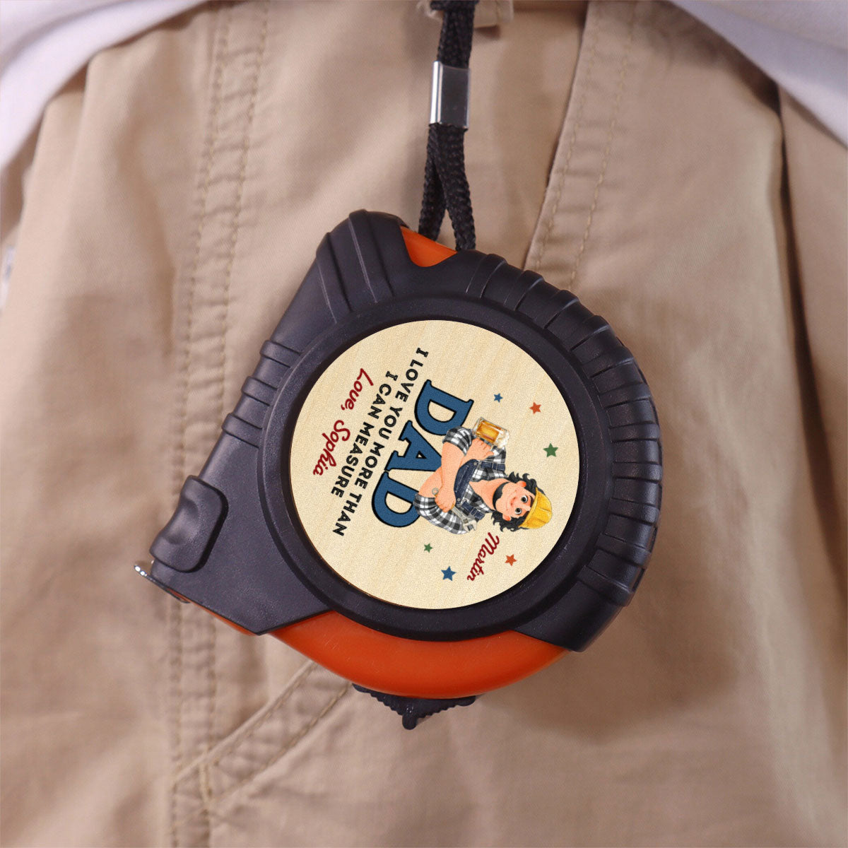 Dad Builds Better Memories - Personalized Tape Measure