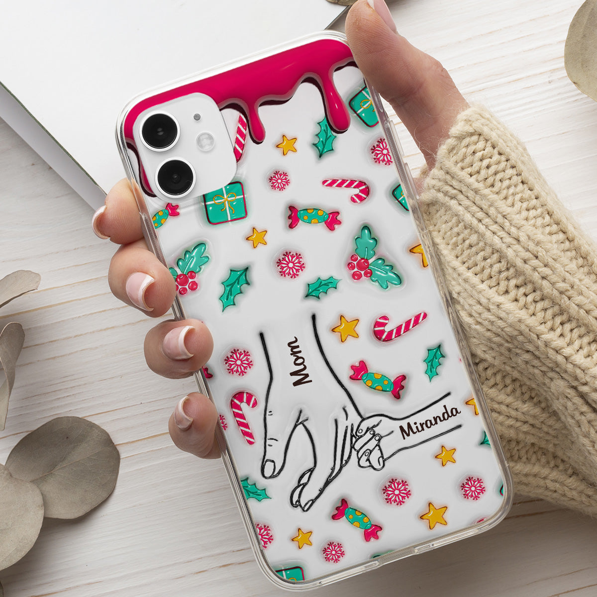 Christmas Of Nana - Personalized 3D Inflated Effect Phone Case