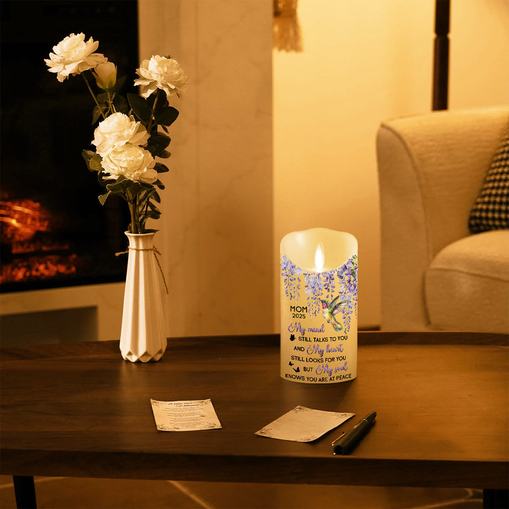 My Heart Looks For You - Personalized LED Candle