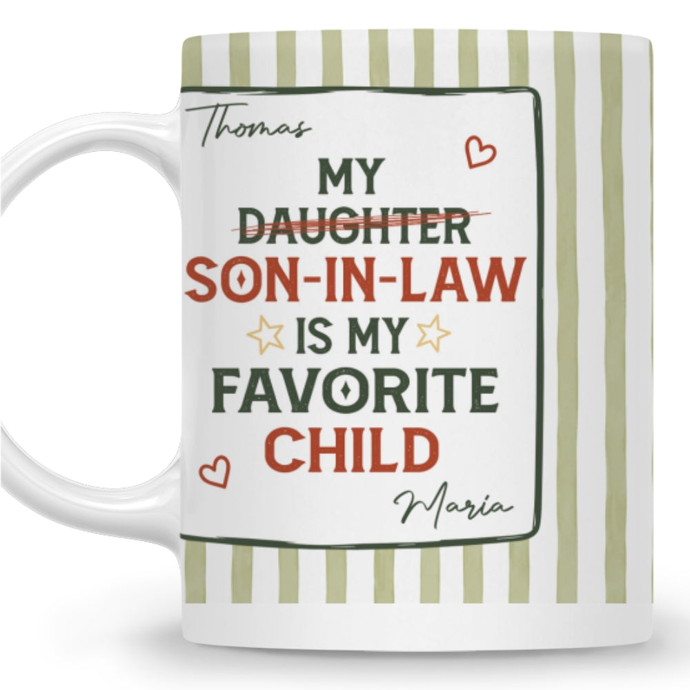 Custom Father's Day Gift For Son • My Favorite Child - Personalized Coffee Mug
