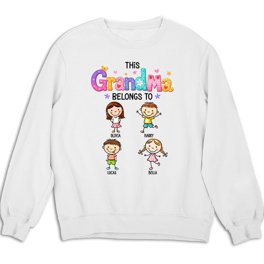 Custom Mother's Day Gift for Mom & Grandma • This Grandma Means The World - Personalized Shirt