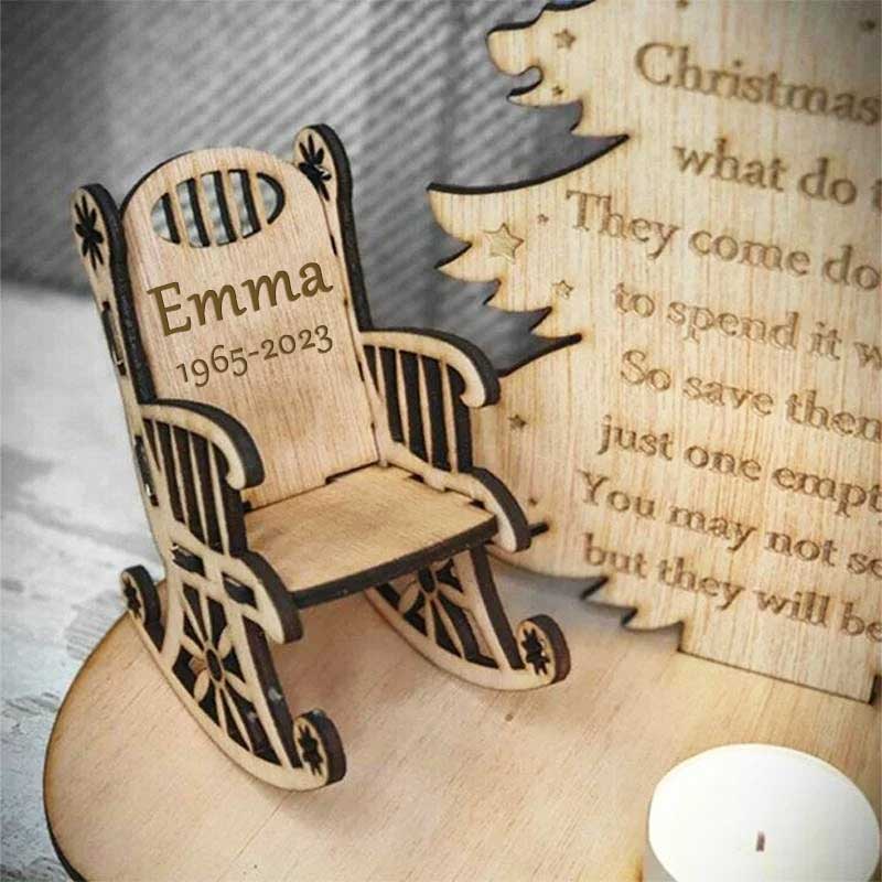 Christmas In Heaven - Personalized Candle Holder