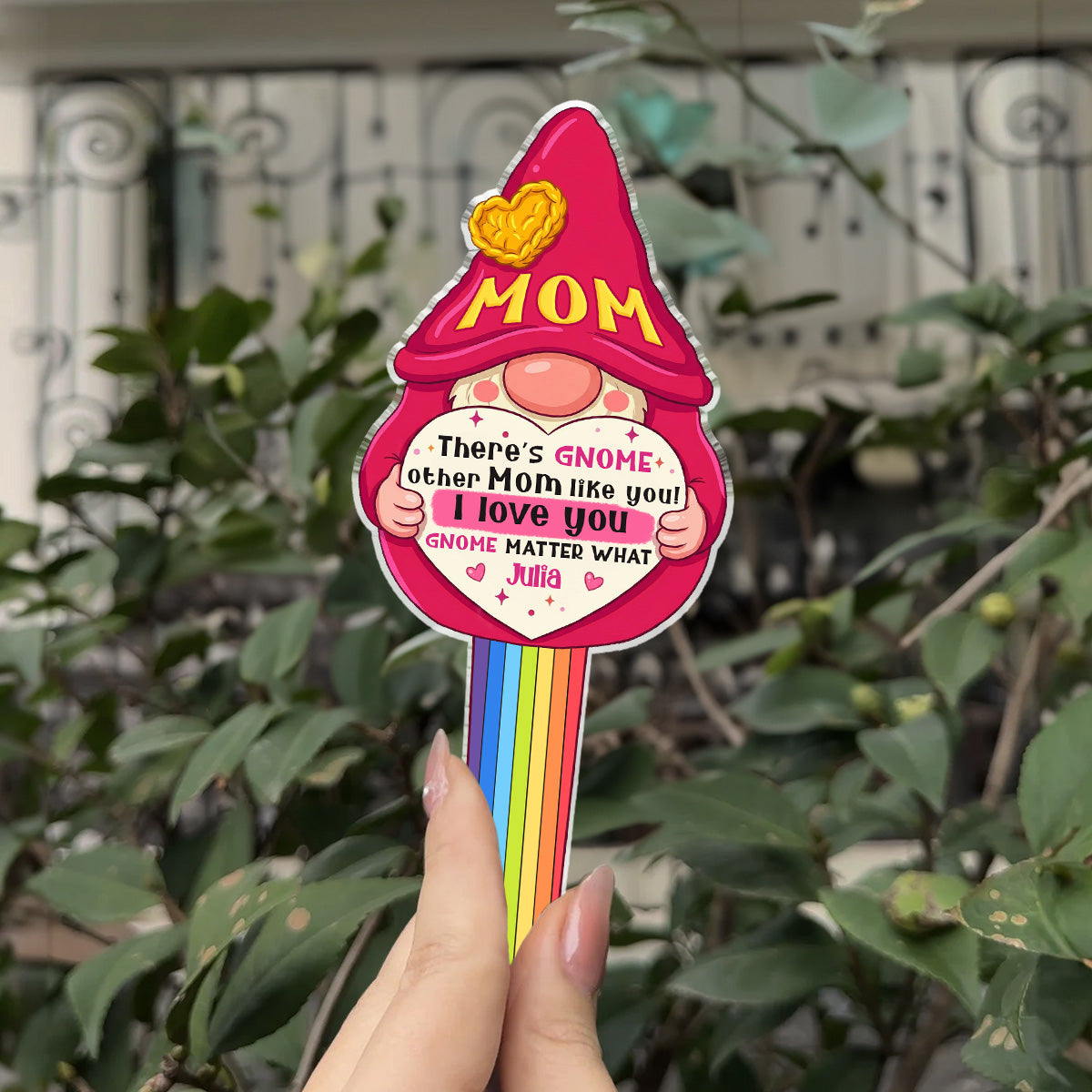 There Gnome Other Mom Like You - Personalized Acrylic Garden Stake