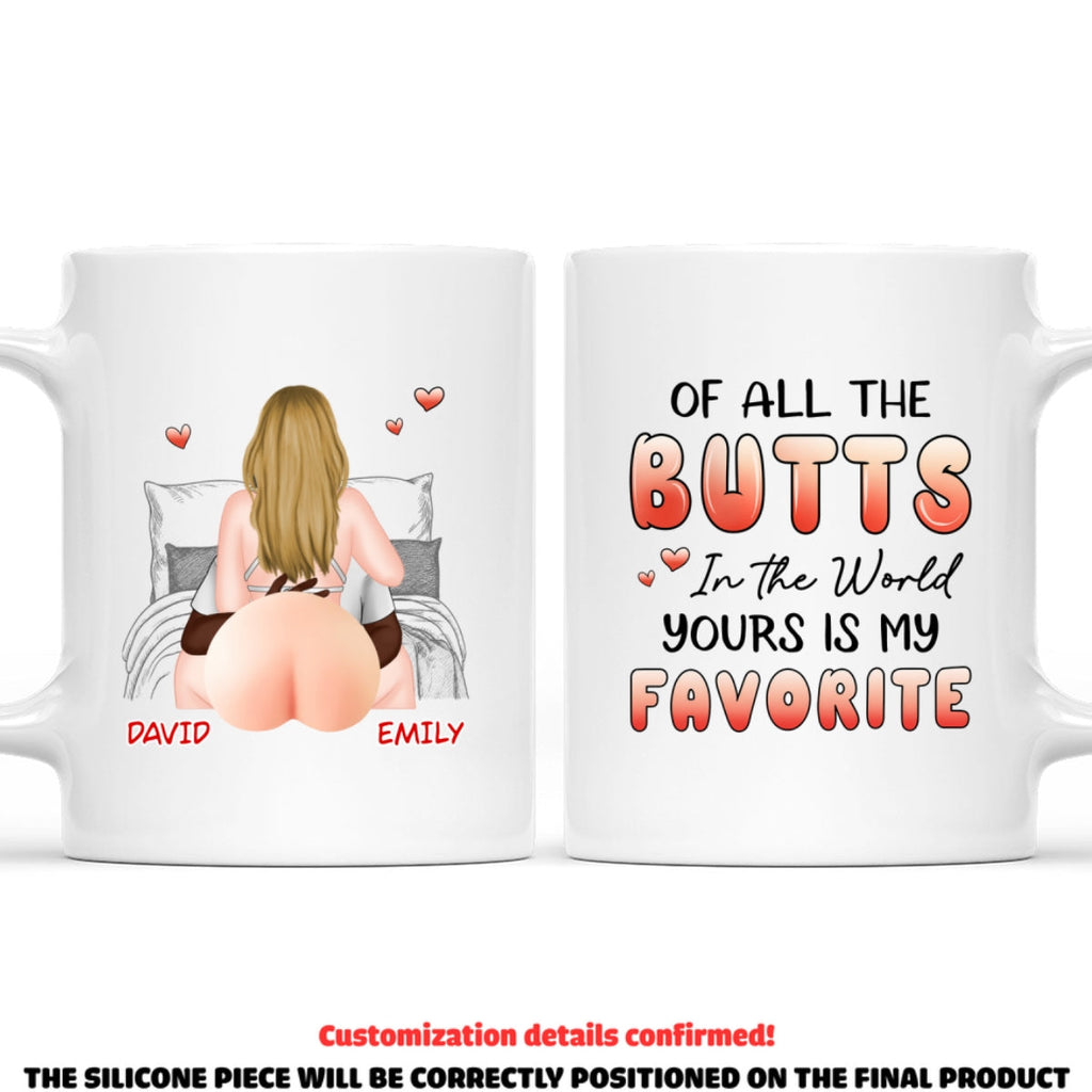 Custom Birthday & Christmas Keepsake Gift • My Favorite Ass - Personalized Squishy Mug