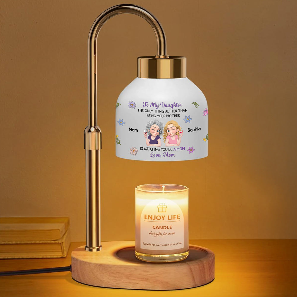 Linked Together Cartoon - Personalized Candle Warmer Lamp