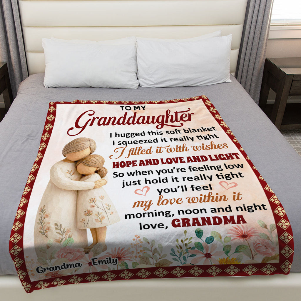 Hope And Love And Light - Personalized Fleece Blanket