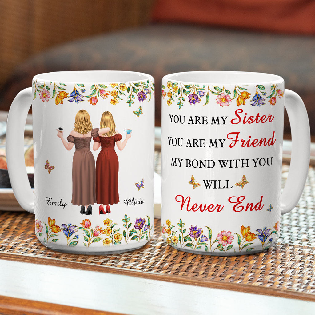 Custom Christmas & Birthday Gift for Brother & Sister • My Bond With You - Personalized Coffee Mug