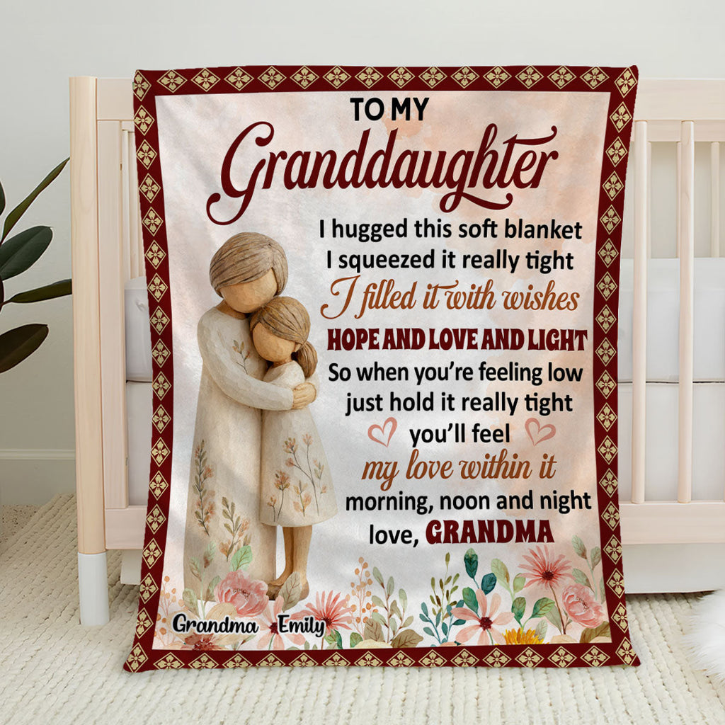 Hope And Love And Light - Personalized Fleece Blanket