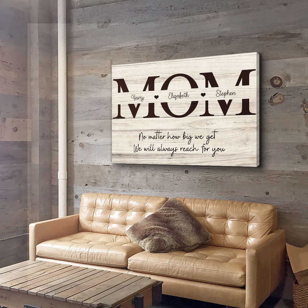 Always Reach For You - Personalized Canvas Print