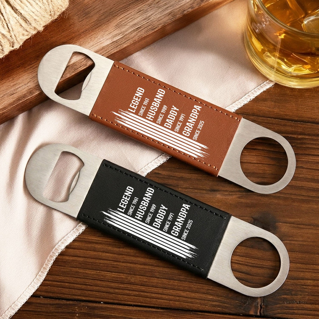 The Original Legend - Personalized Leather Bottle Opener