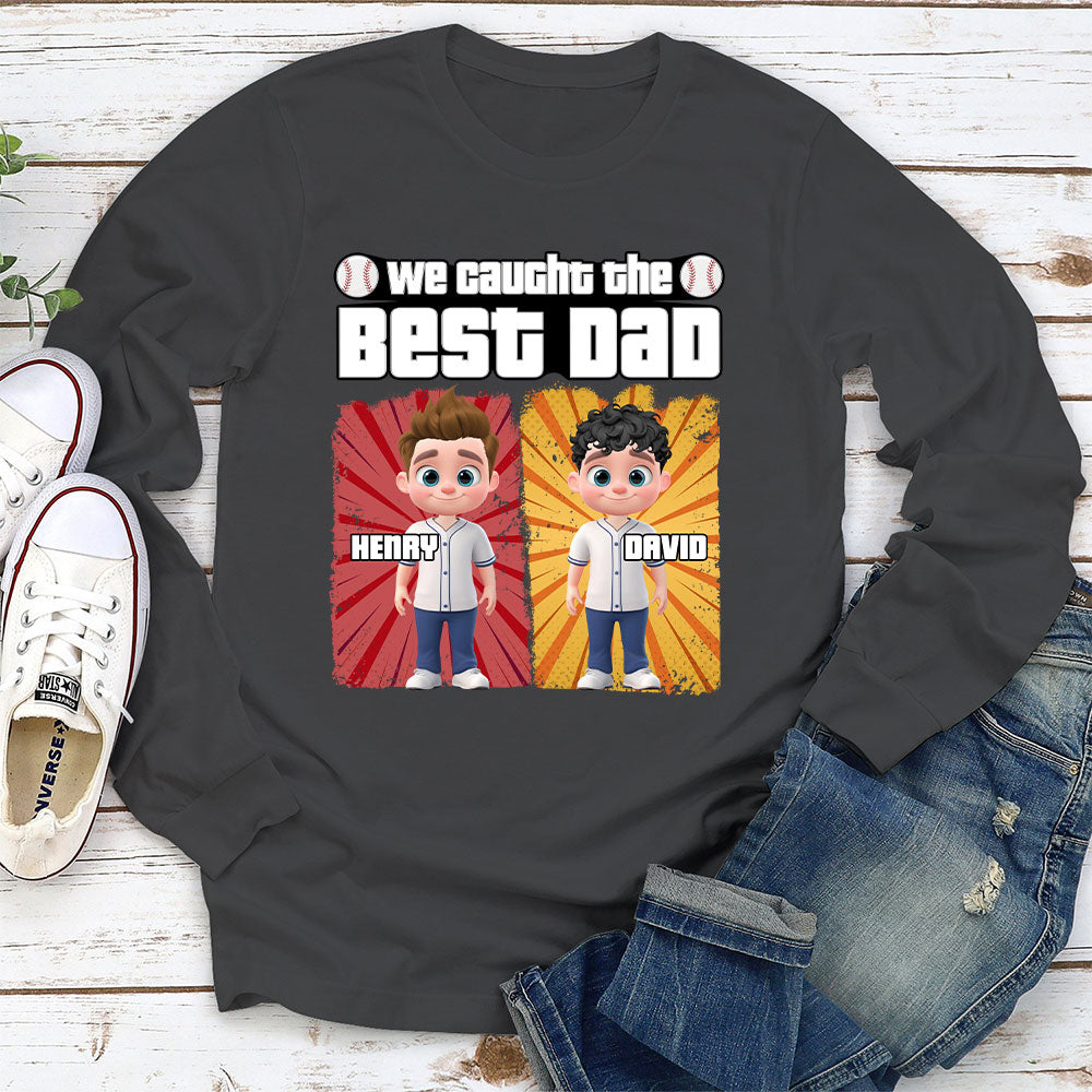 Custom Father's Day Gift For Son • Daddy Baseball Buddy - Personalized Shirt