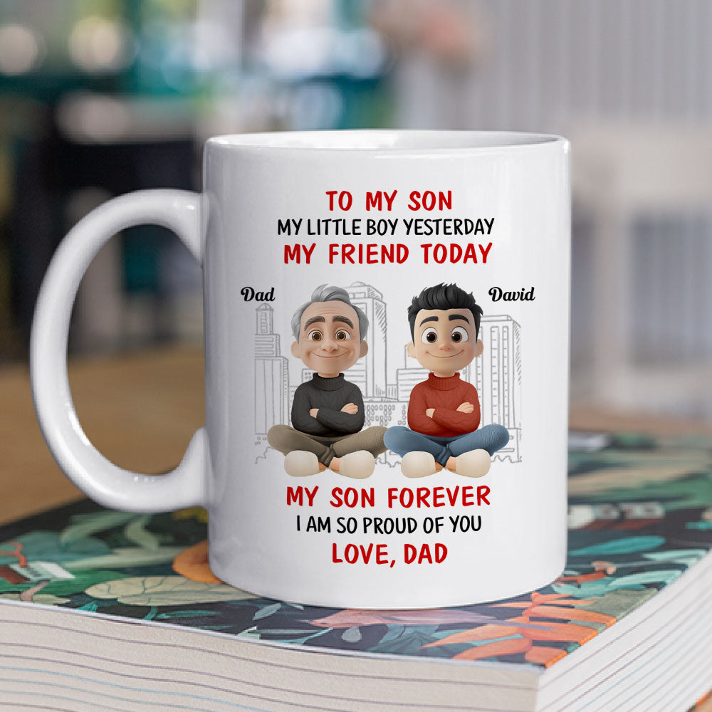 Custom Christmas & Birthday Gift for Son • My Choice, My Child, My Love - Personalized Mug