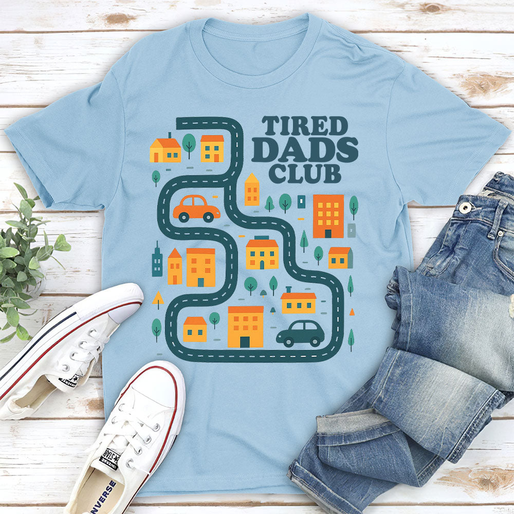 Custom Father's Day, Special Gift for Dad & Grandpa • Tired Dads Husbands Club - Personalized Shirt
