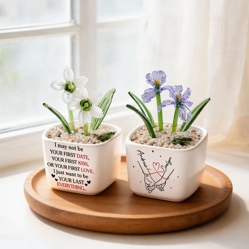 Your Last Everything - Personalized Glass Birth Month Flower
