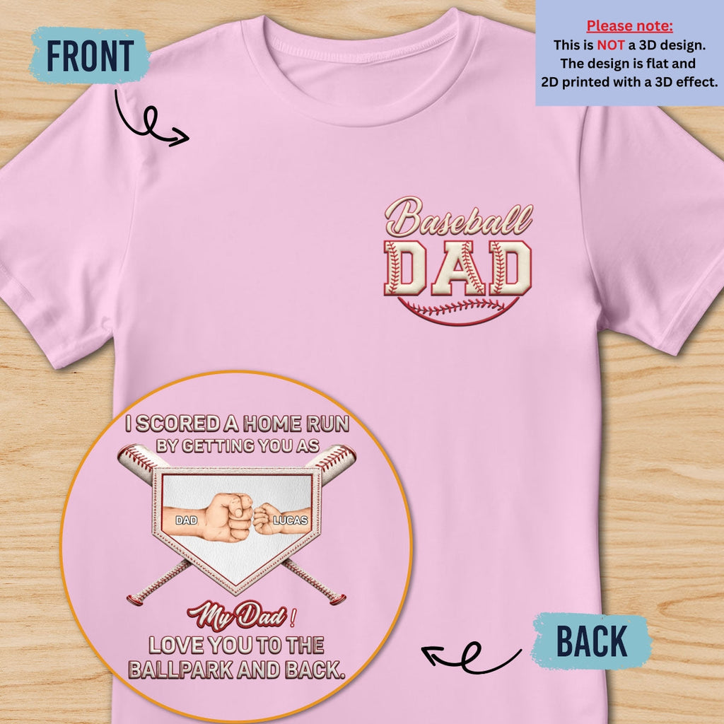 Custom Christmas Anniversary Keepsake Gifts For Husband • Love You To The Ballpark - Personalized Shirt