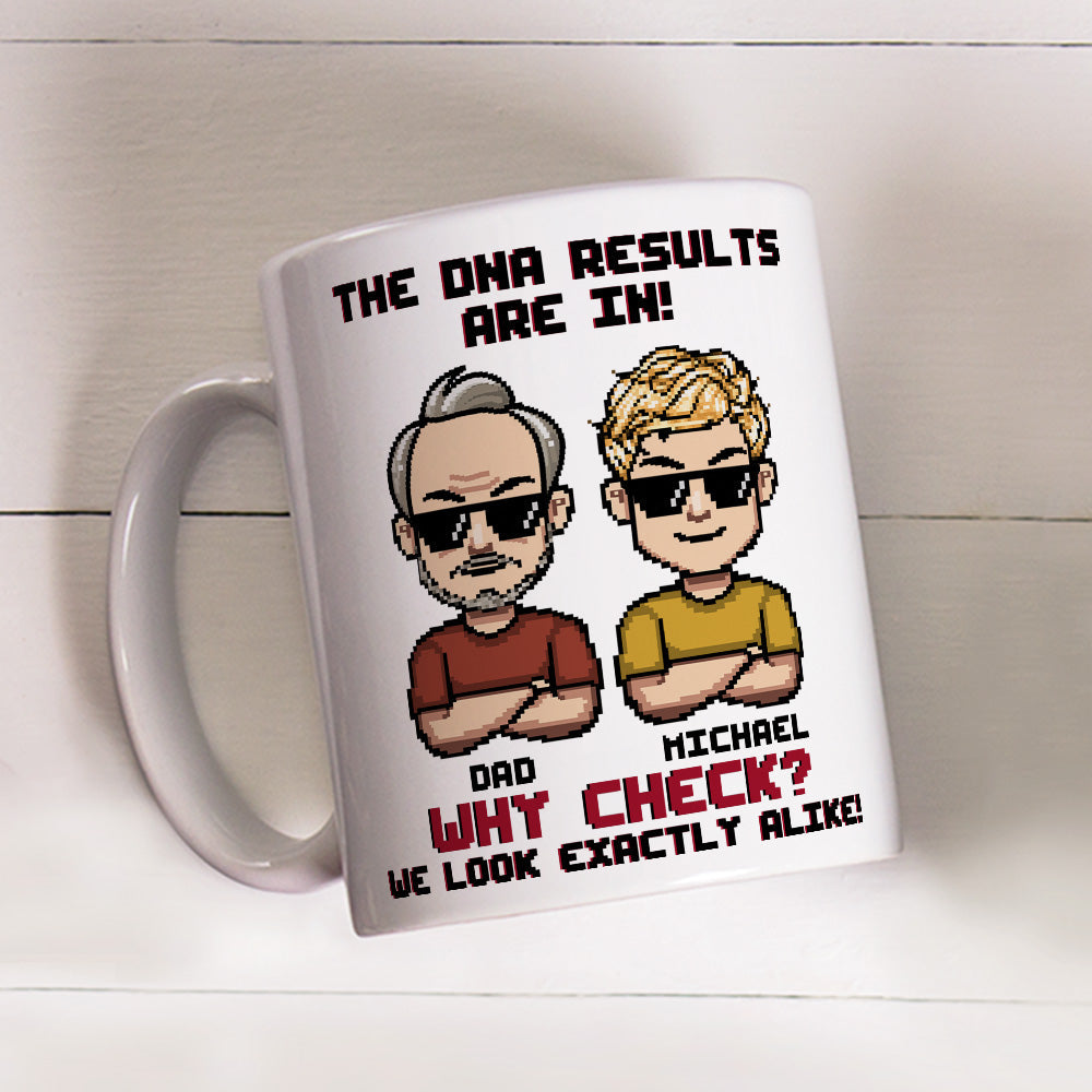 Custom Father's Day, Special Gift for Dad & Grandpa • No Need To Check - Personalized Coffee Mug