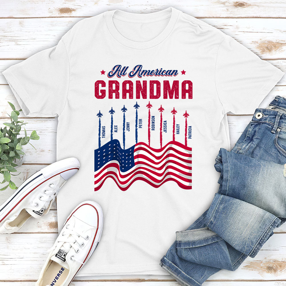 Custom Christmas & Birthday Gift for Grandma • Party In USA - Personalized Shirt