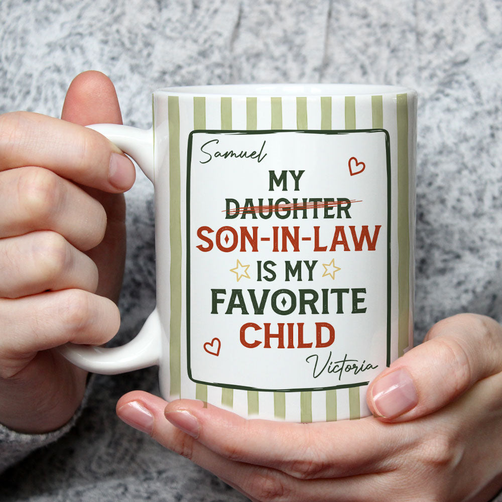 Custom Father's Day Gift For Son • My Favorite Child - Personalized Coffee Mug