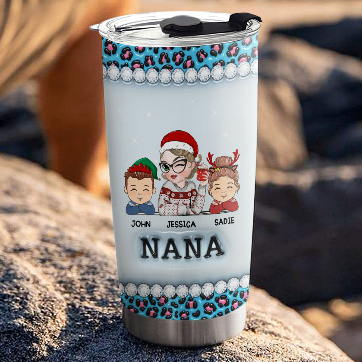 Custom Christmas Birthday Gifts For Grandma • I Am A Professional Grandma - Personalized 3D Inflated Effect Tumbler
