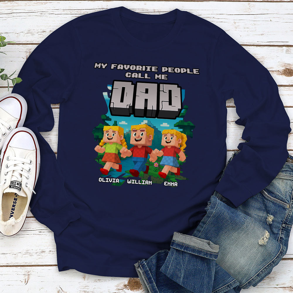 Custom Father's Day, Special Gift for Dad & Grandpa • Papa Favorite People - Personalized Shirt
