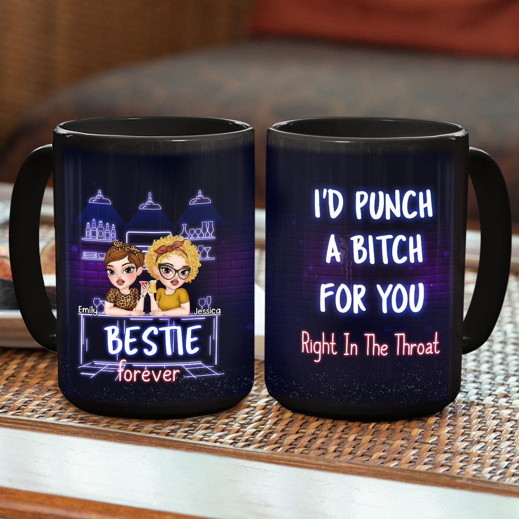 Custom Best Friend, Christmas & Birthday Friendship Keepsake Gift • You And Me Bestie Forever - Personalized Coffee Mug