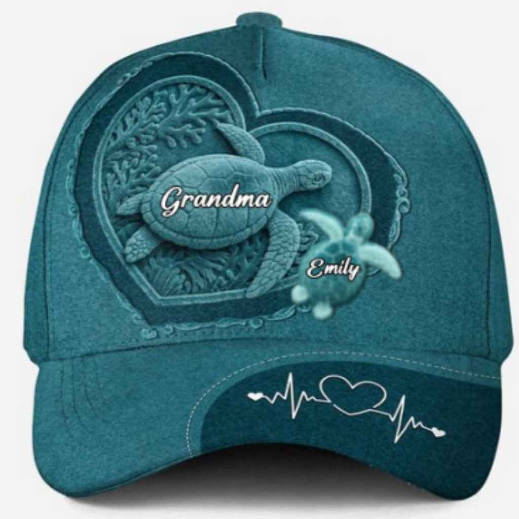 The Heart Of Our Family - Personalized Classic Cap