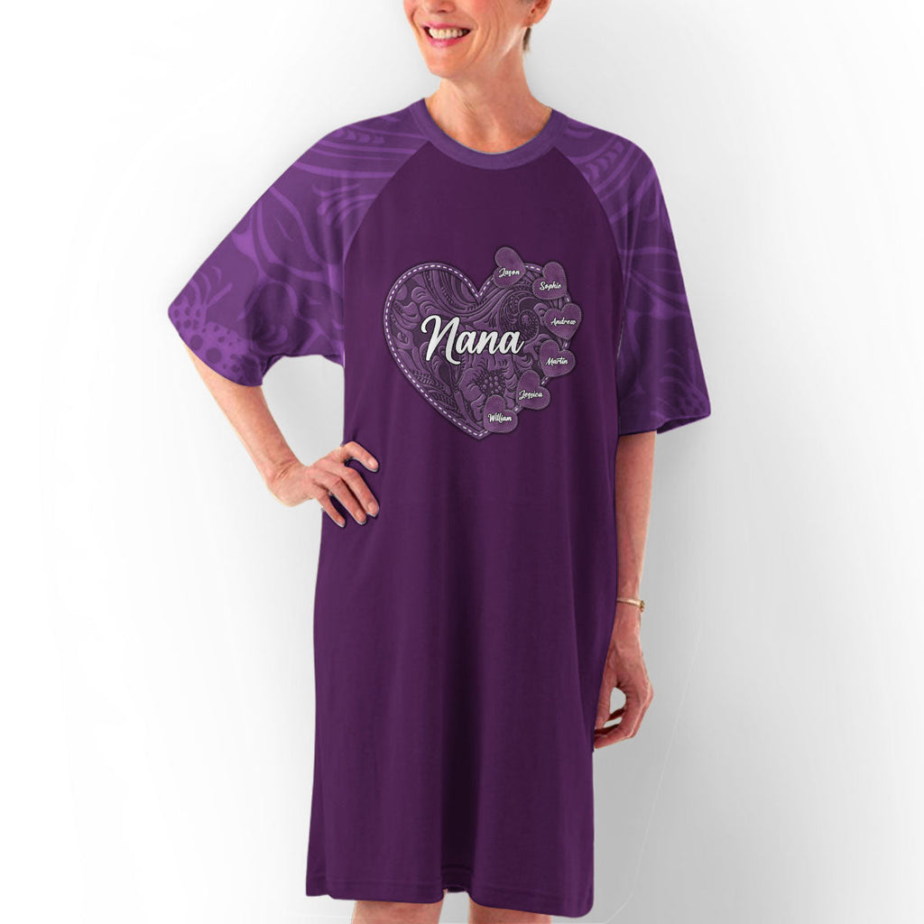 Grandkids Make Life More Grand - Personalized 3/4 Sleeve Dress