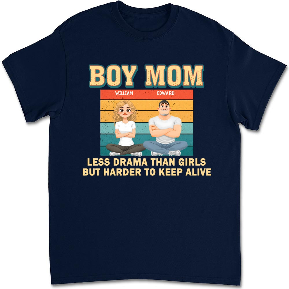 Custom Christmas Anniversary Keepsake Gifts For Wife • Boy Mom - Personalized Shirt