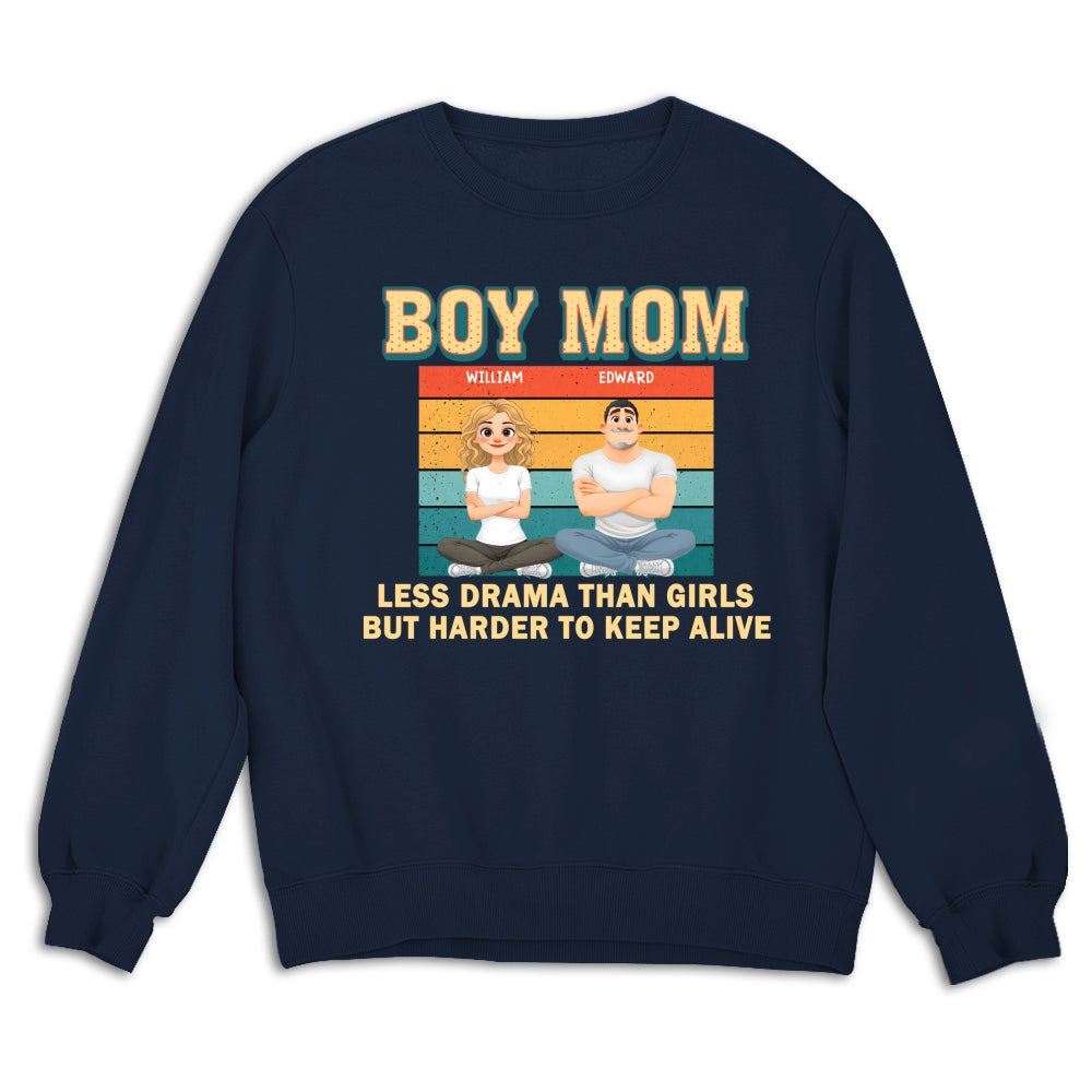 Custom Christmas Anniversary Keepsake Gifts For Wife • Boy Mom - Personalized Shirt