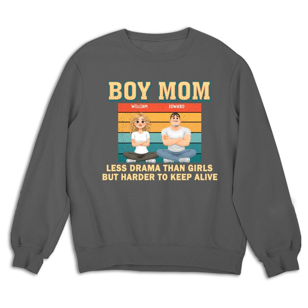 Custom Christmas Anniversary Keepsake Gifts For Wife • Boy Mom - Personalized Shirt