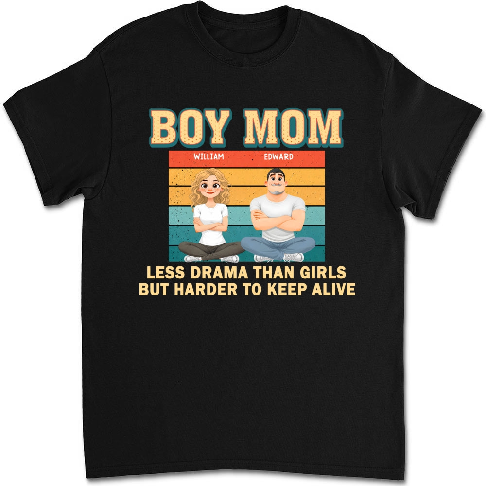 Custom Christmas Anniversary Keepsake Gifts For Wife • Boy Mom - Personalized Shirt