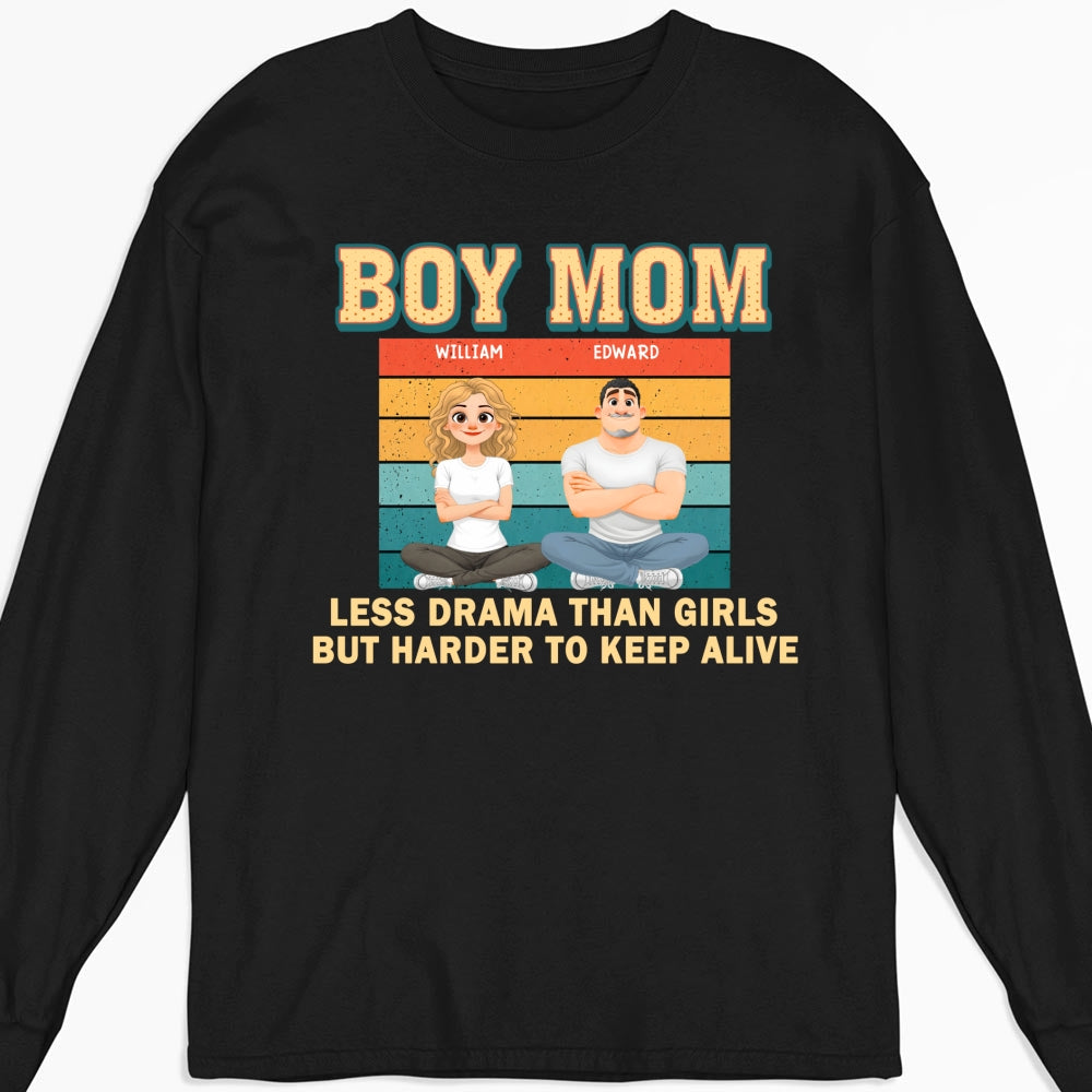 Custom Christmas Anniversary Keepsake Gifts For Wife • Boy Mom - Personalized Shirt