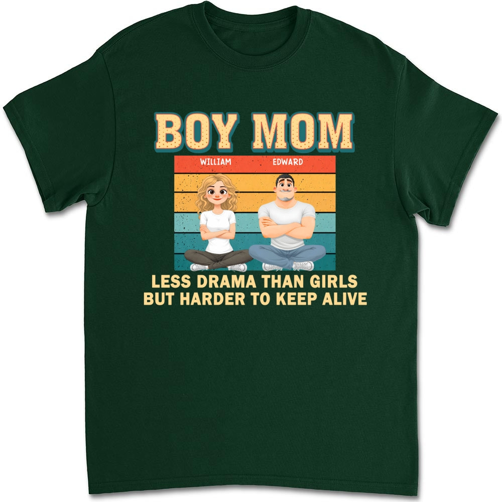 Custom Christmas Anniversary Keepsake Gifts For Wife • Boy Mom - Personalized Shirt
