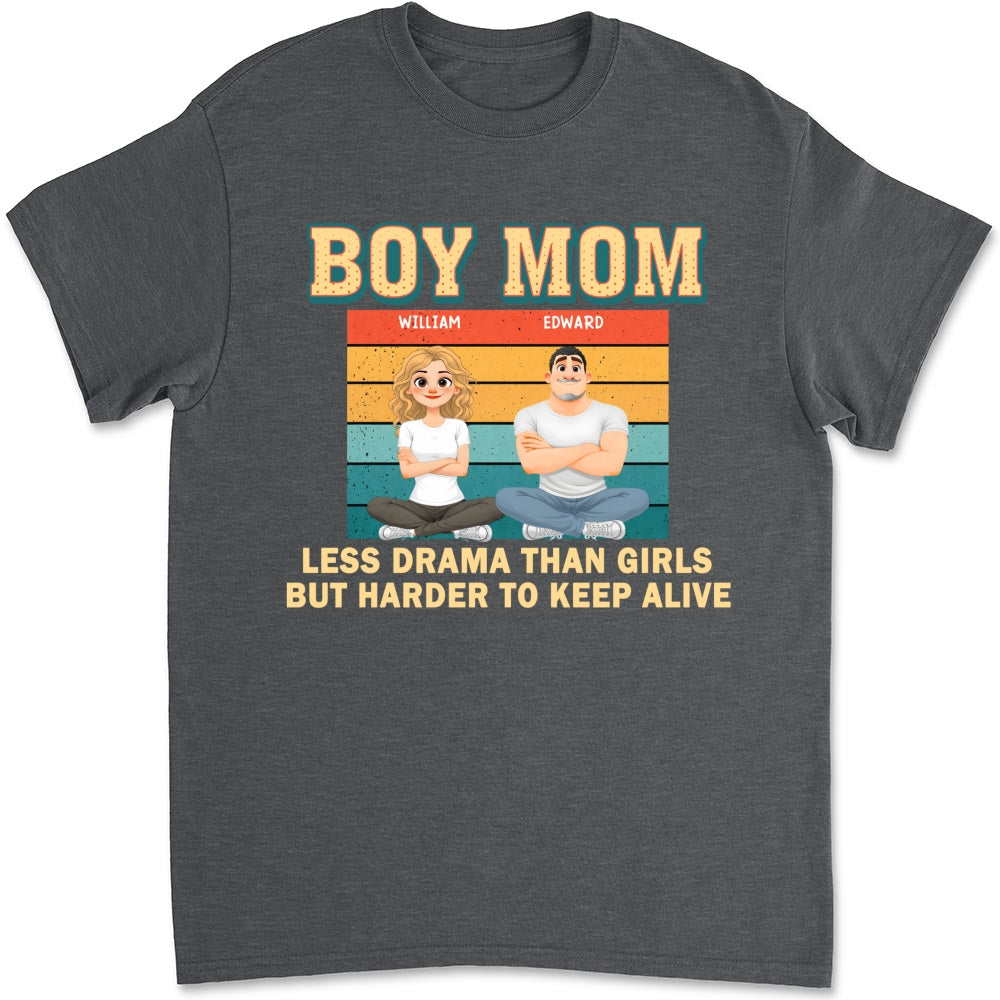 Custom Christmas Anniversary Keepsake Gifts For Wife • Boy Mom - Personalized Shirt