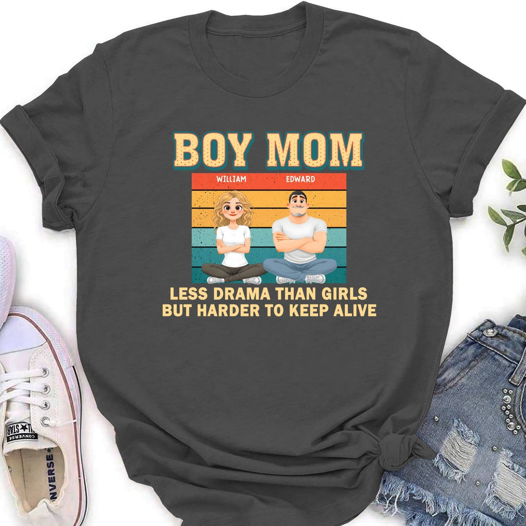 Custom Christmas Anniversary Keepsake Gifts For Wife • Boy Mom - Personalized Shirt