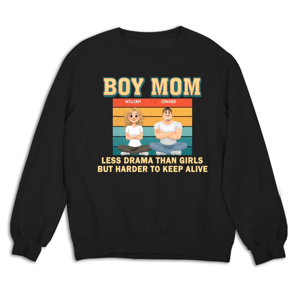 Custom Christmas Anniversary Keepsake Gifts For Wife • Boy Mom - Personalized Shirt