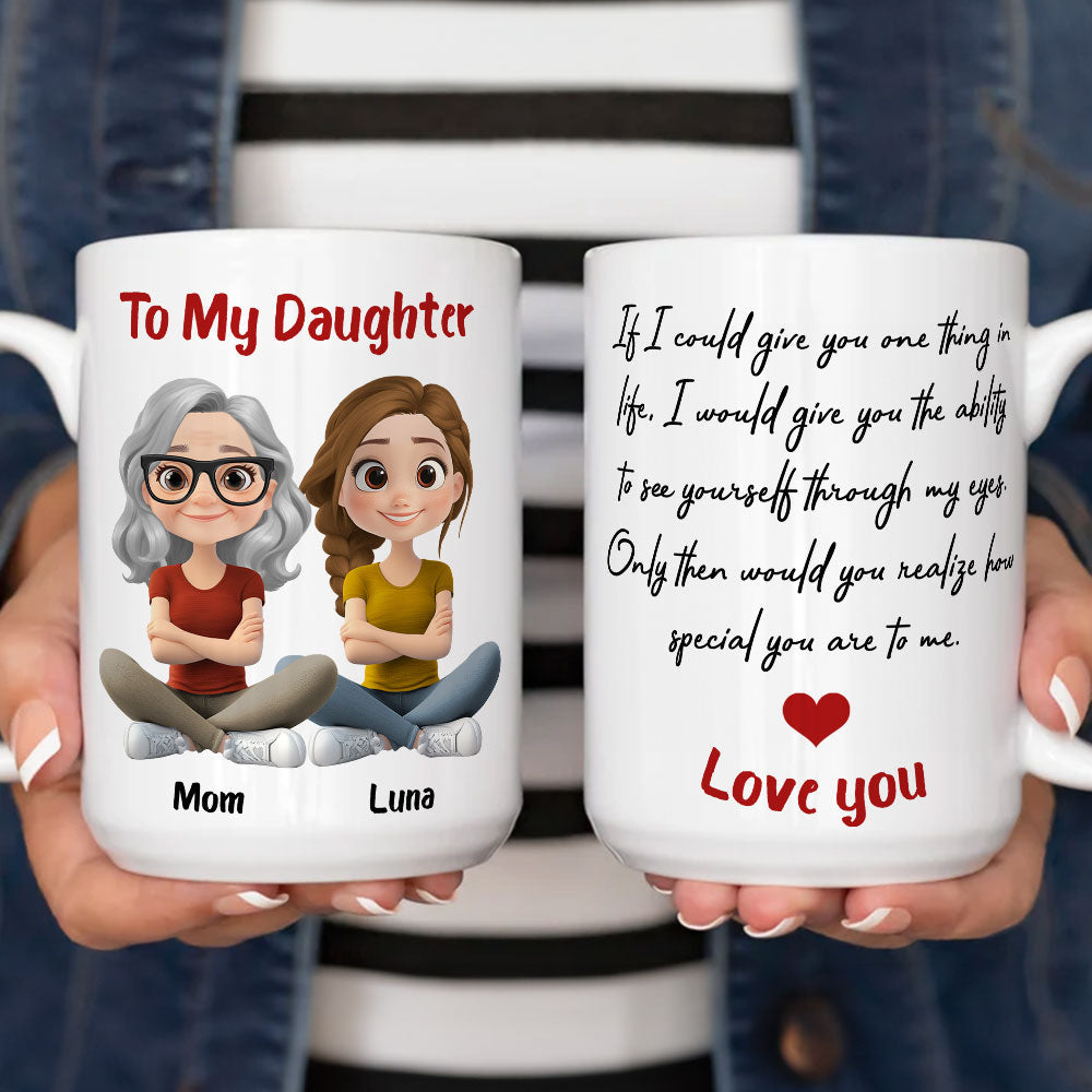 Custom Christmas & Birthday Gift for Daughter • How Special You Are - Personalized Coffee Mug