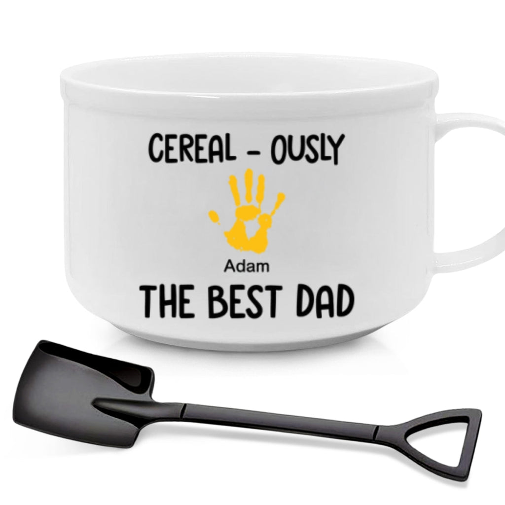The Best Dad - Personalized Ceramic Bowl