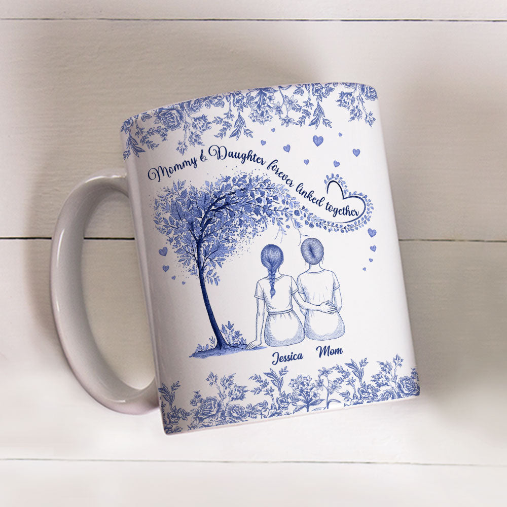 Custom Christmas & Birthday Gift for Daughter • Together We Bloom - Personalized Coffee Mug