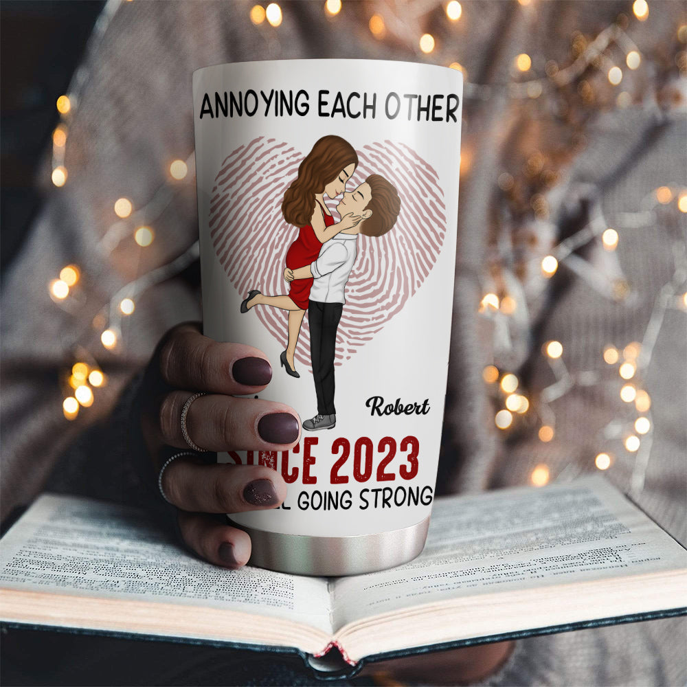 Annoying Each Other Version 2 - Personalized Tumbler