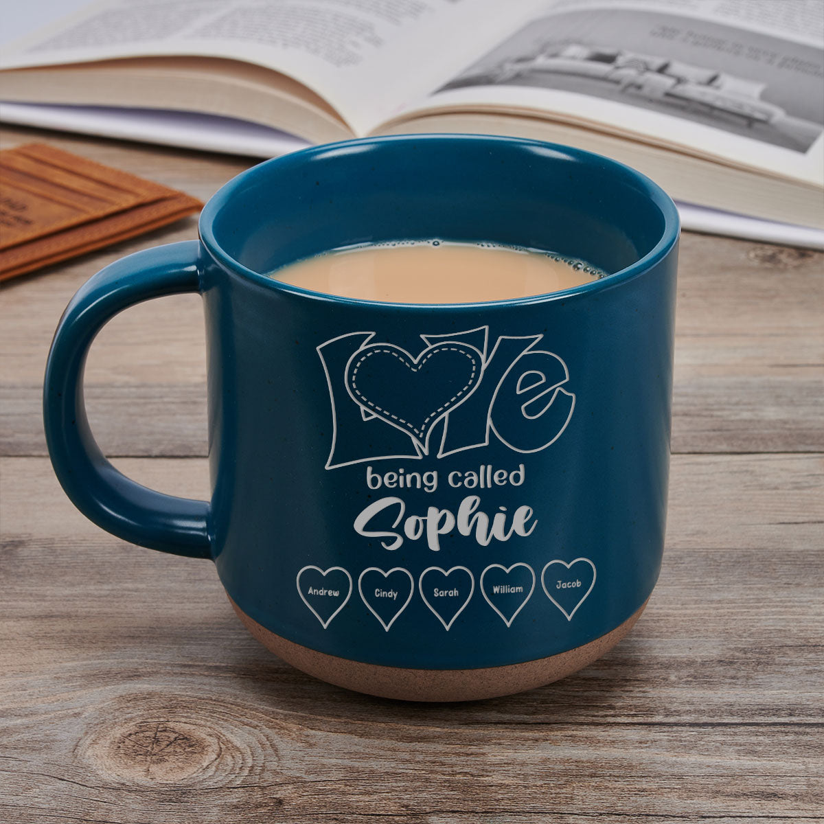 Custom Christmas & Birthday Gift For Grandma • Love Being Called Grandma - Personalized Engraved Pottery Mug