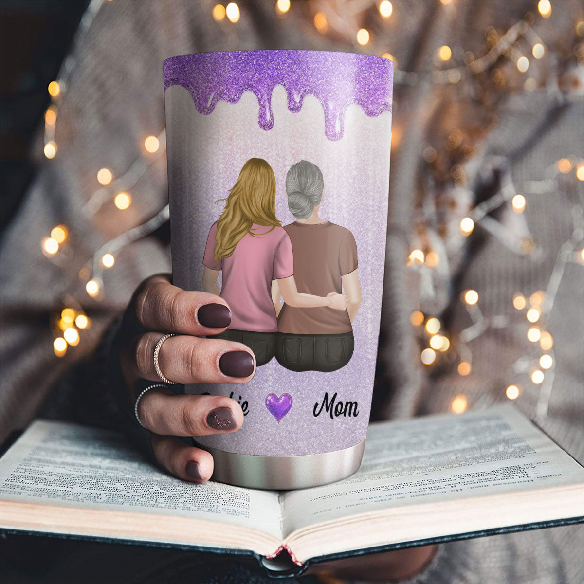 Custom Mother's Day Birthday Gifts For Mom • Watching You Be A Mom My Daughter - Personalized 3D Effect Tumbler