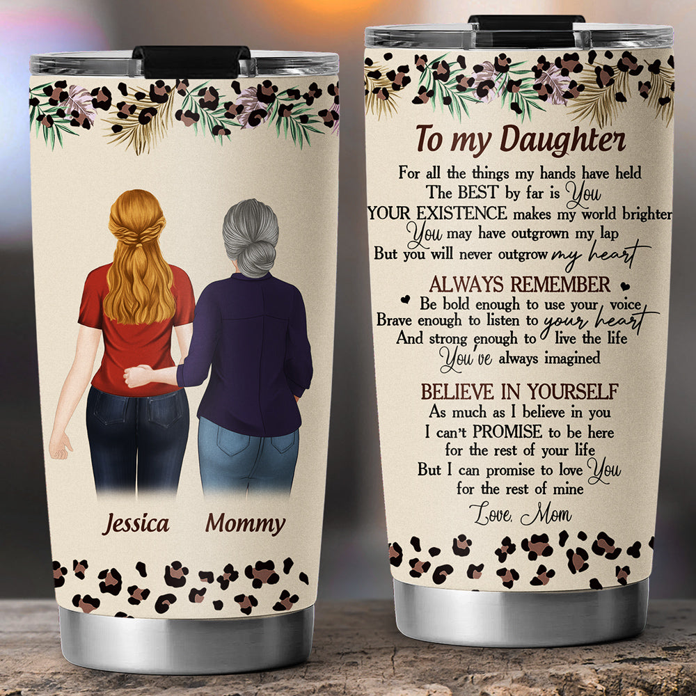 Custom Christmas Birthday Gifts For Daughter • Always Remember - Personalized Tumbler