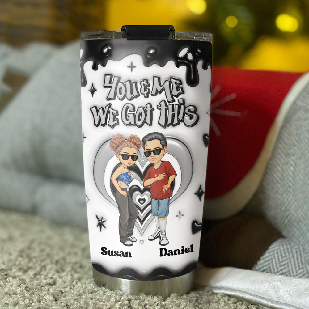 Together Since - Personalized 3D Inflated Effect Tumbler