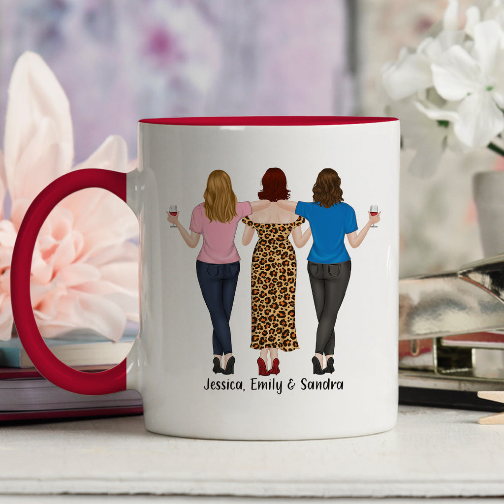 Custom Best Friend, Christmas & Birthday Friendship Keepsake Gift • We Are The Same - Personalized Accent Mug