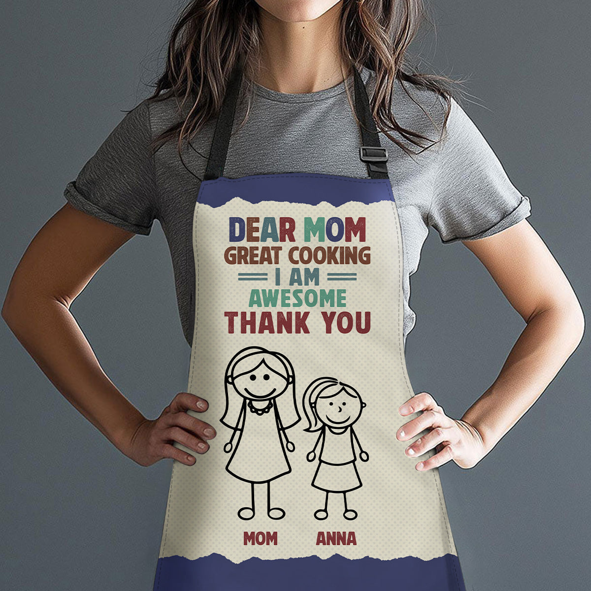 Great Cooking Mom - Personalized Apron