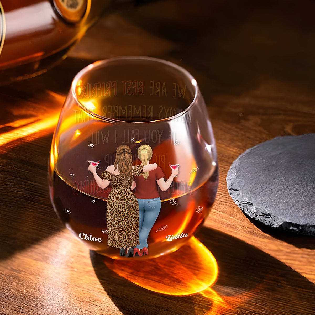I Will Pick You After - Personalized Wine Glass