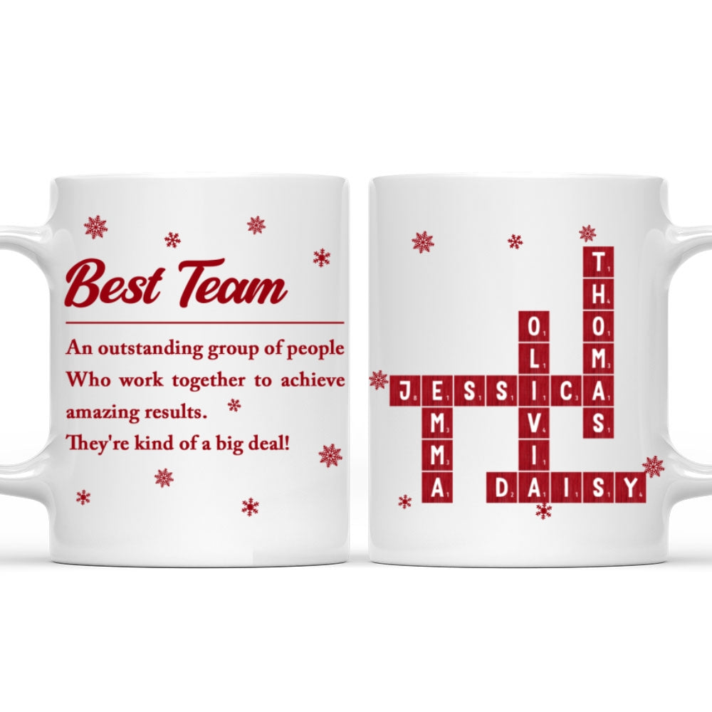 Custom Coworker, Christmas & Birthday Team Appreciation Gift • Kind Of A Big Deal - Personalized Coffee Mug