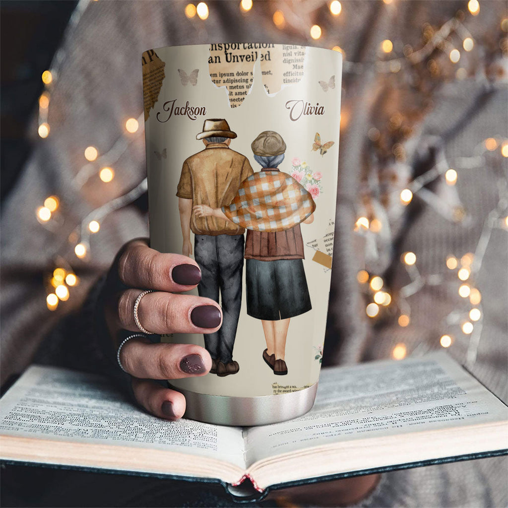 Grow Old With You - Personalized Tumbler